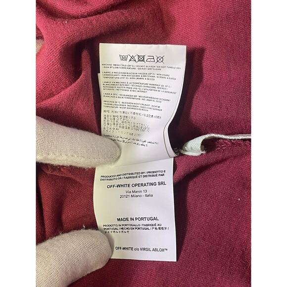 2013 Rare Off-White Main Label Late Nights Early Mornings Art Dad T-Shirt XS - Picture 7 of 8